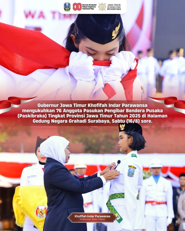 Elysia Khanza, Siswi SMAN 8 Malang Pimpin Paskibraka Jatim 2025